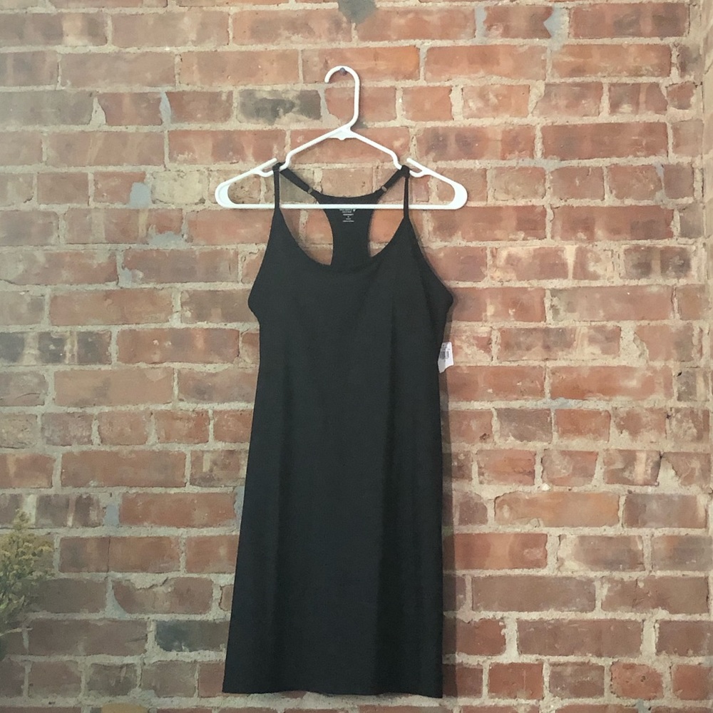 Black old navy active racerback dress- size medium